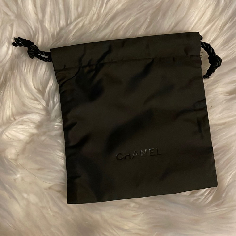 Small black CHANEL dust bag. Came with nail polish(nail polish not included)